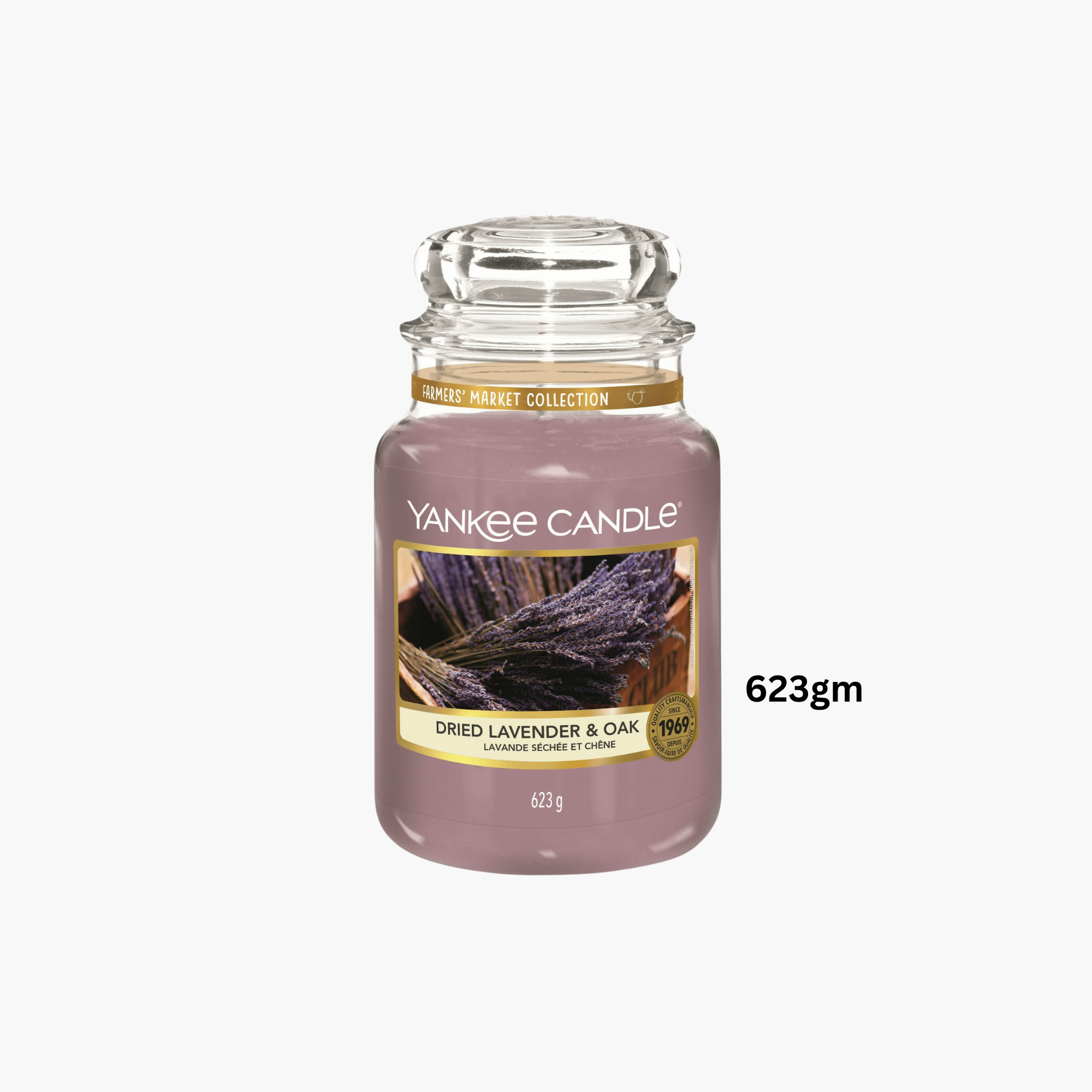 Yankee Dried Lavender & Oak Scented Candle 623gm