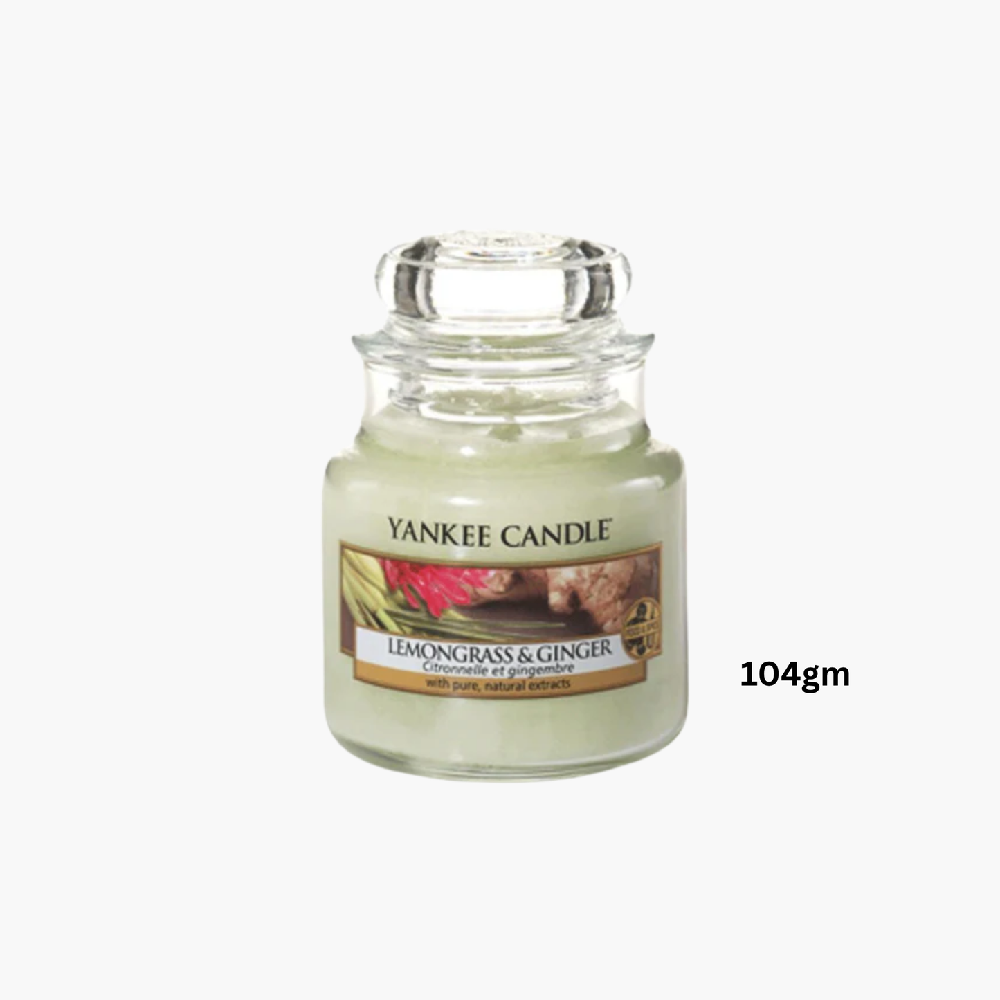 Yankee Lemongrass & Ginger Scented Candle