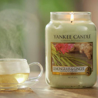 Yankee Lemongrass & Ginger Scented Candle