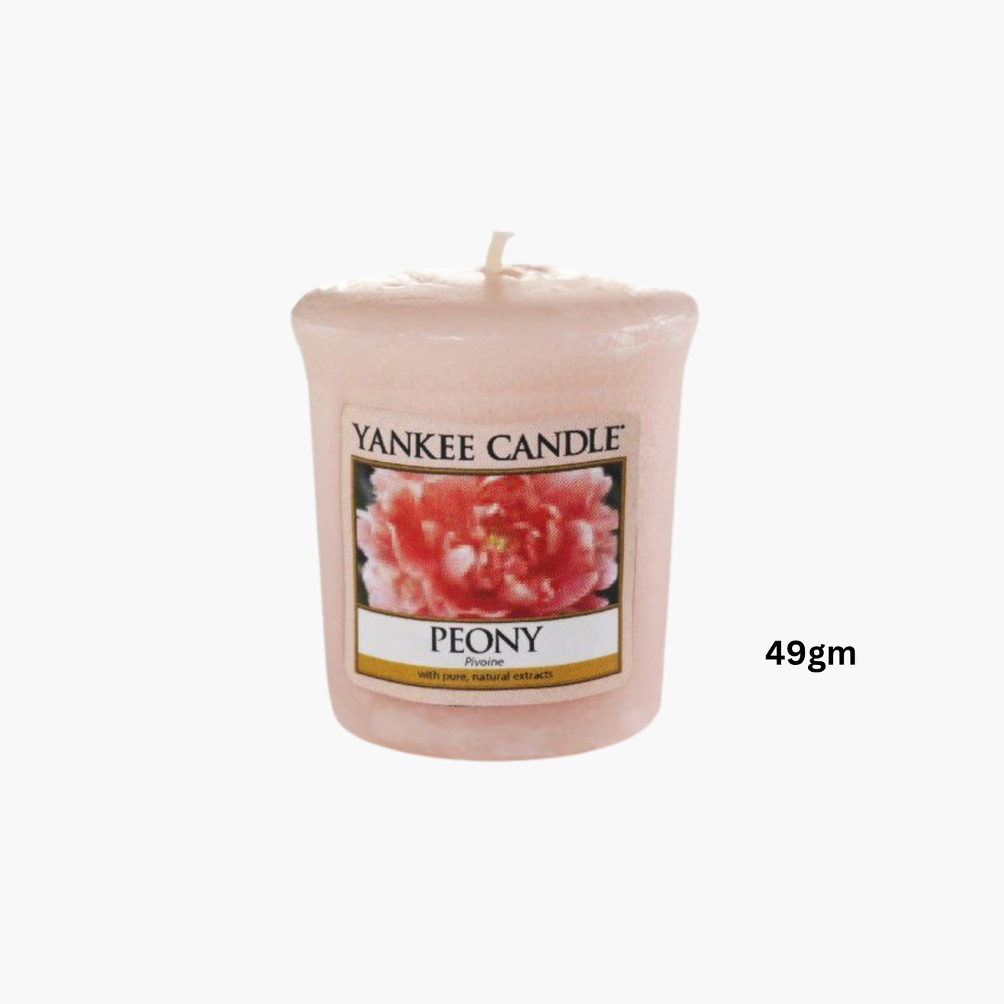 Yankee Peony Scented Candle 49gm