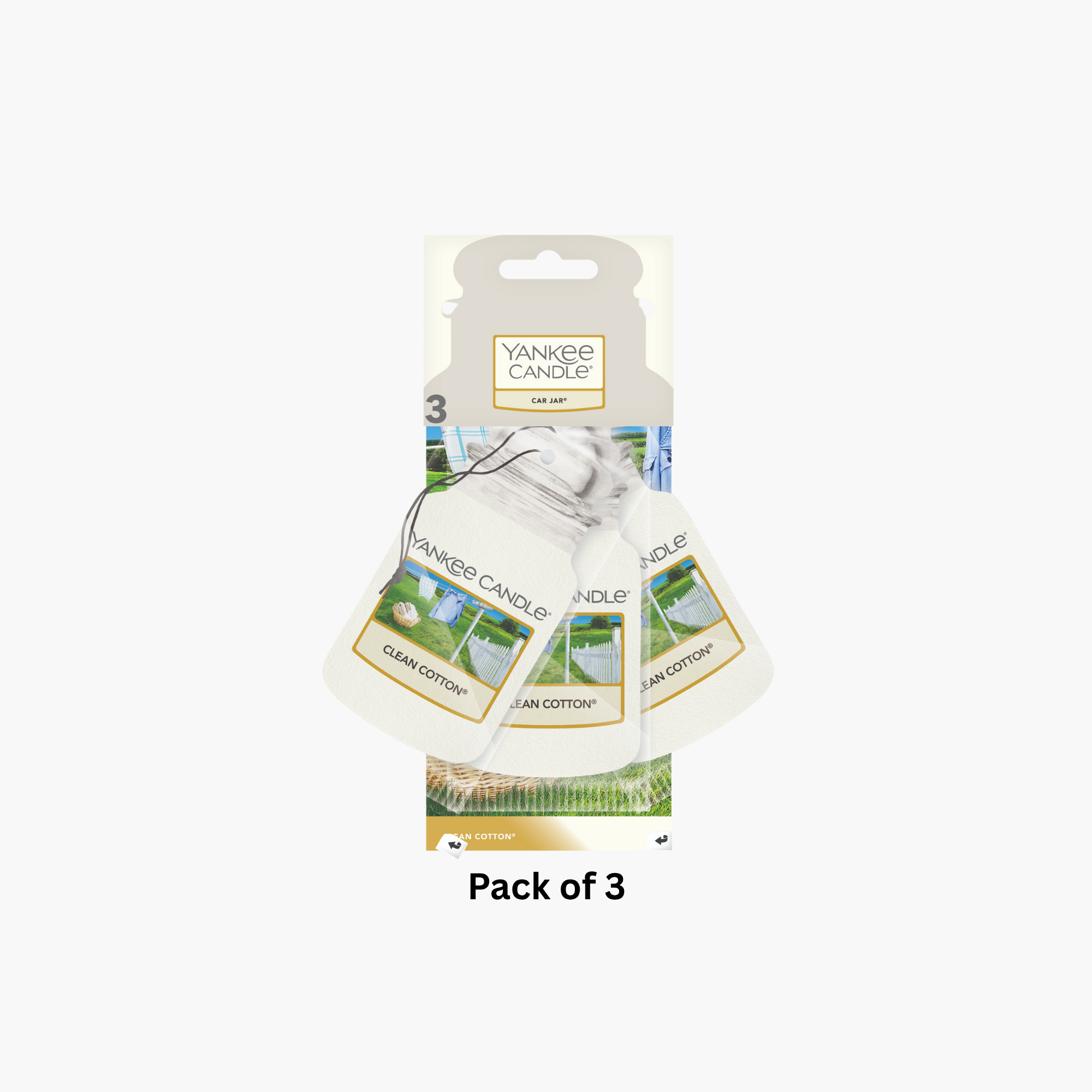 Yankee Vanilla Lime Classic Car Jar Scented Candle Pack Of 3