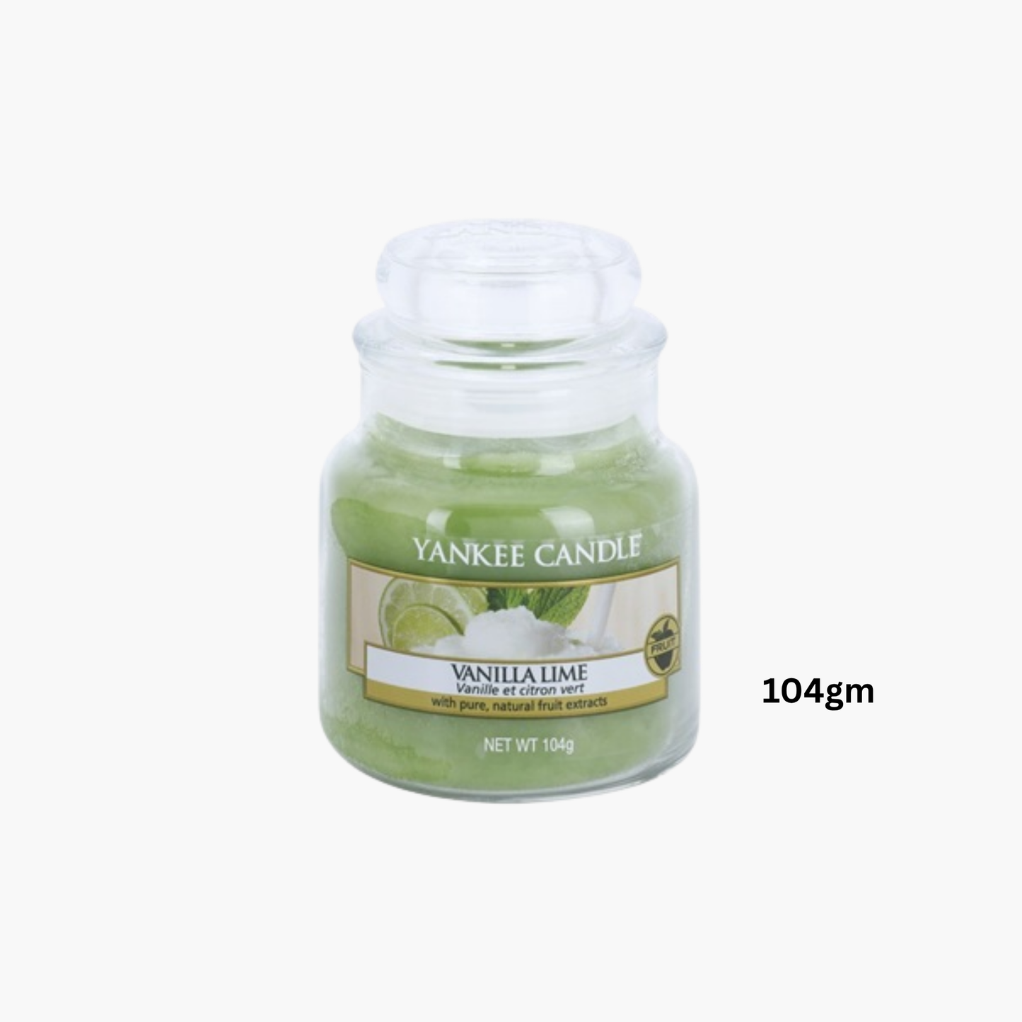 Yankee Vanilla Lime Scented Candle