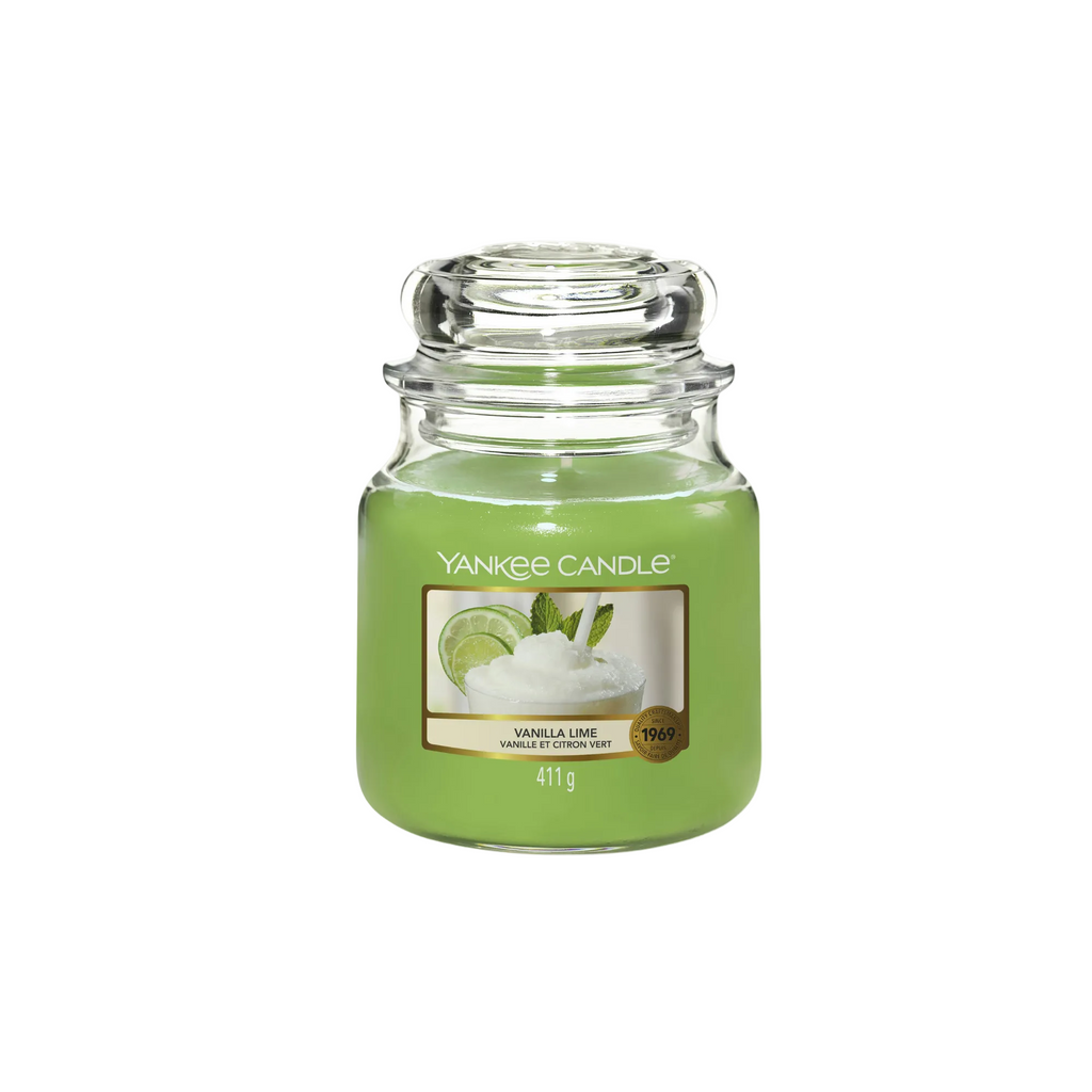 Yankee Vanilla Lime Scented Candle