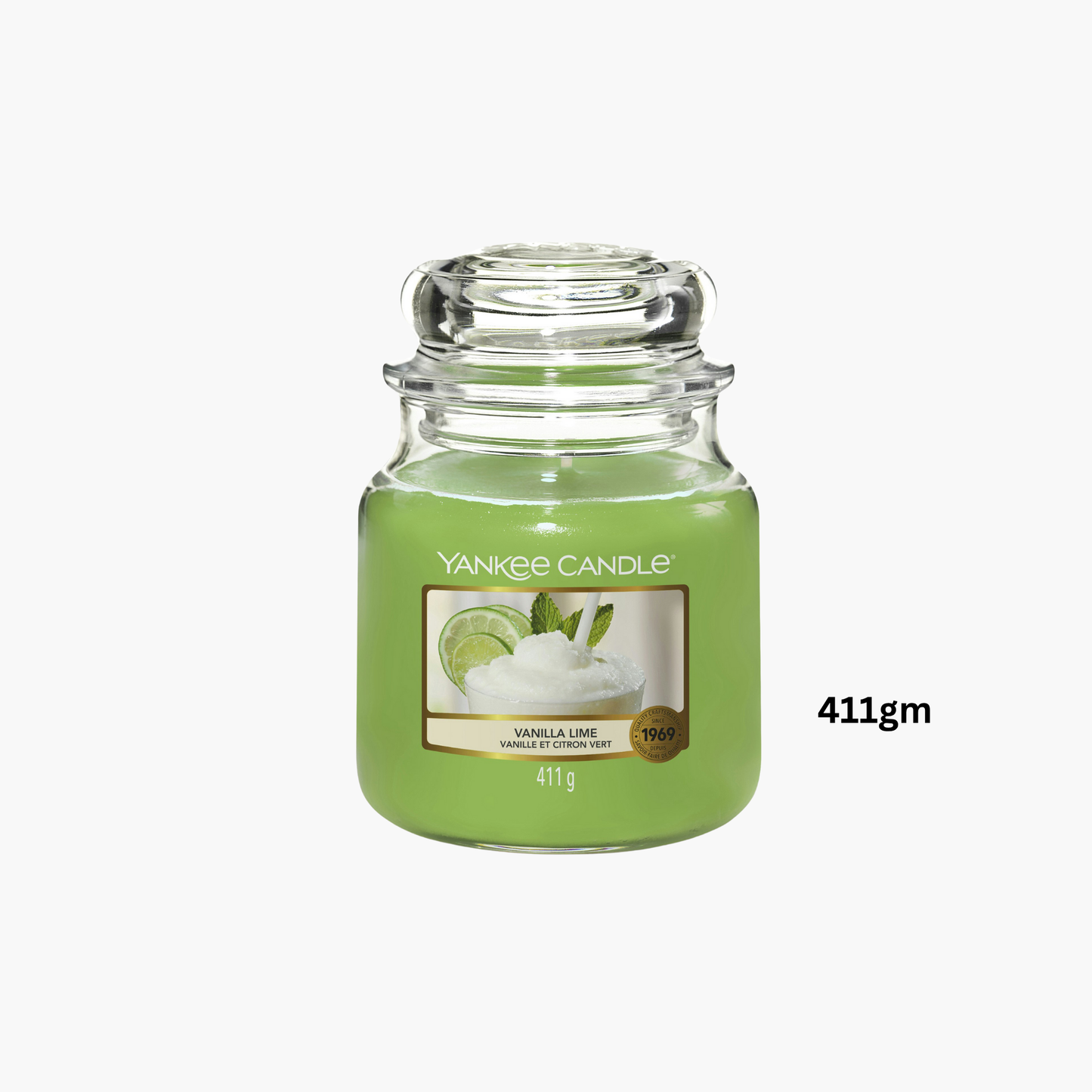 Yankee Vanilla Lime Scented Candle