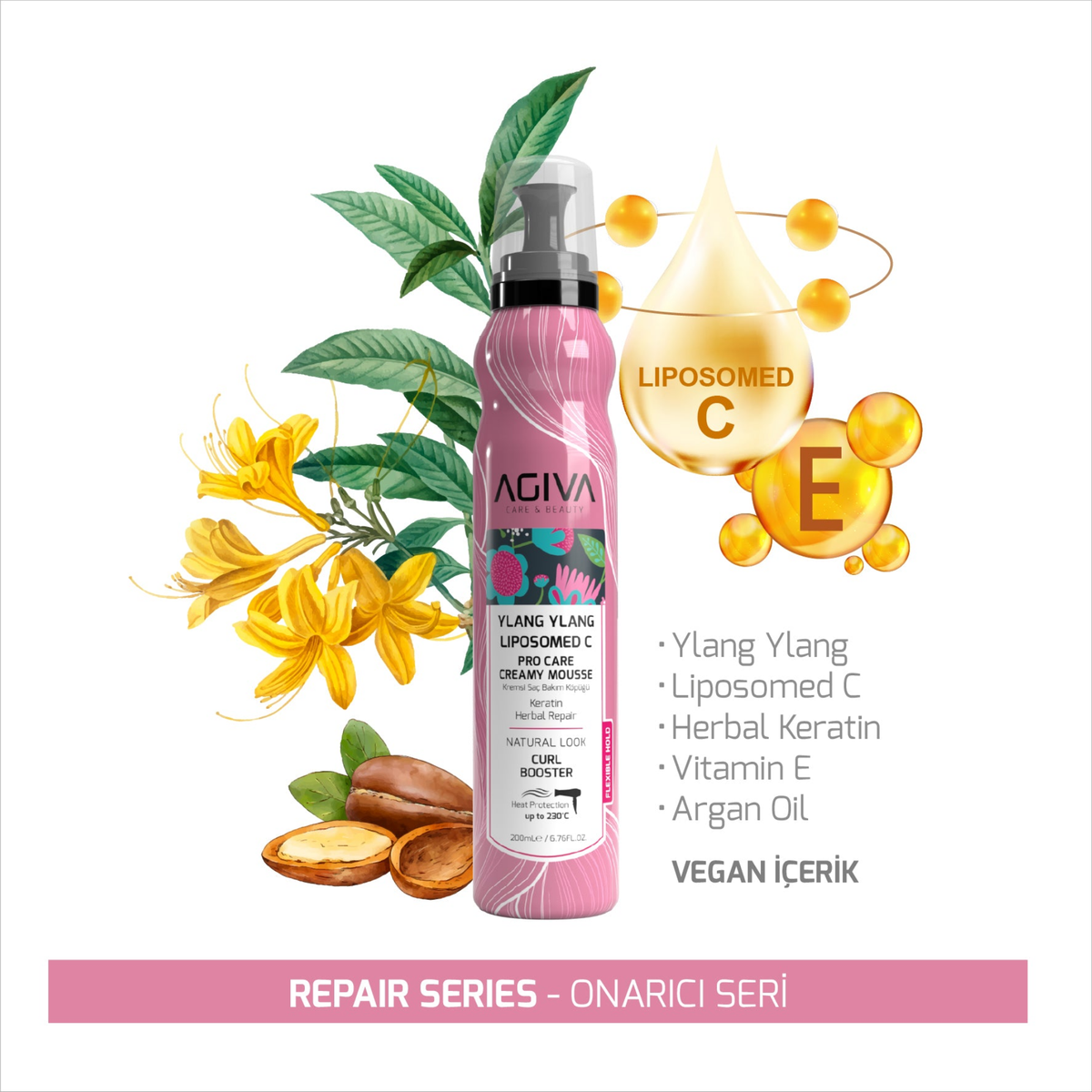 Ylang Ylang Liposomed C Pro Care Hair Mousse