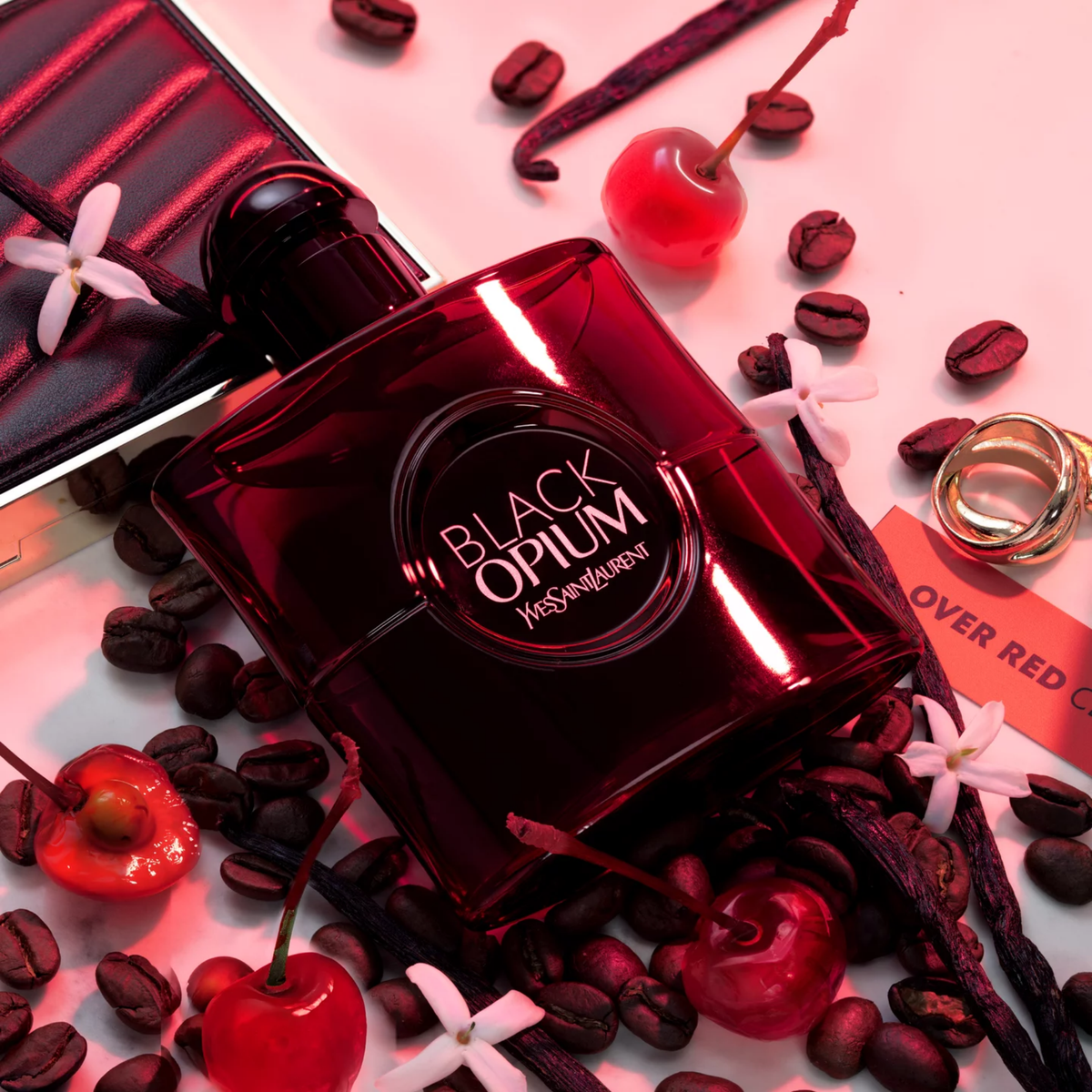Yves Saint Black Opium Eau de Parfum Over Red For Women