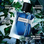 Yves Saint Laurent Y Iced Cologne Eau De Toilette Intense For Men