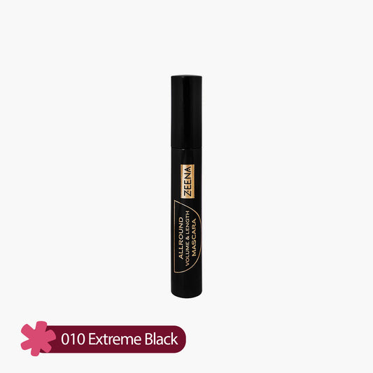 Zeena Allround Volume & Length Mascara 010 Extreme Black 8ml