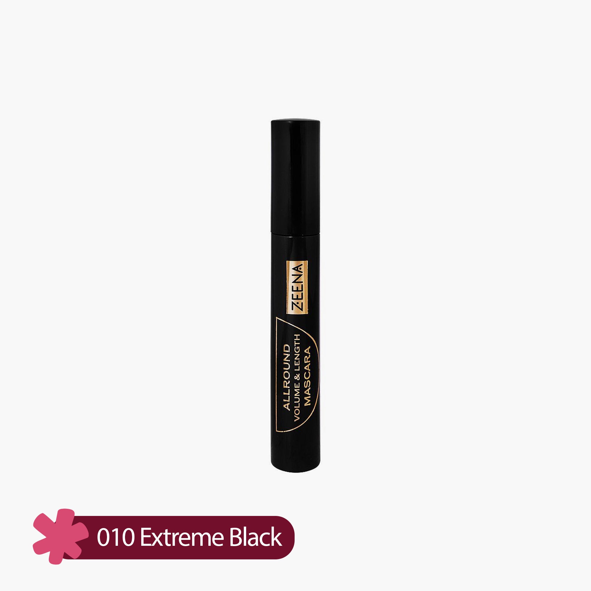 Zeena Allround Volume & Length Mascara 010 Extreme Black 8ml