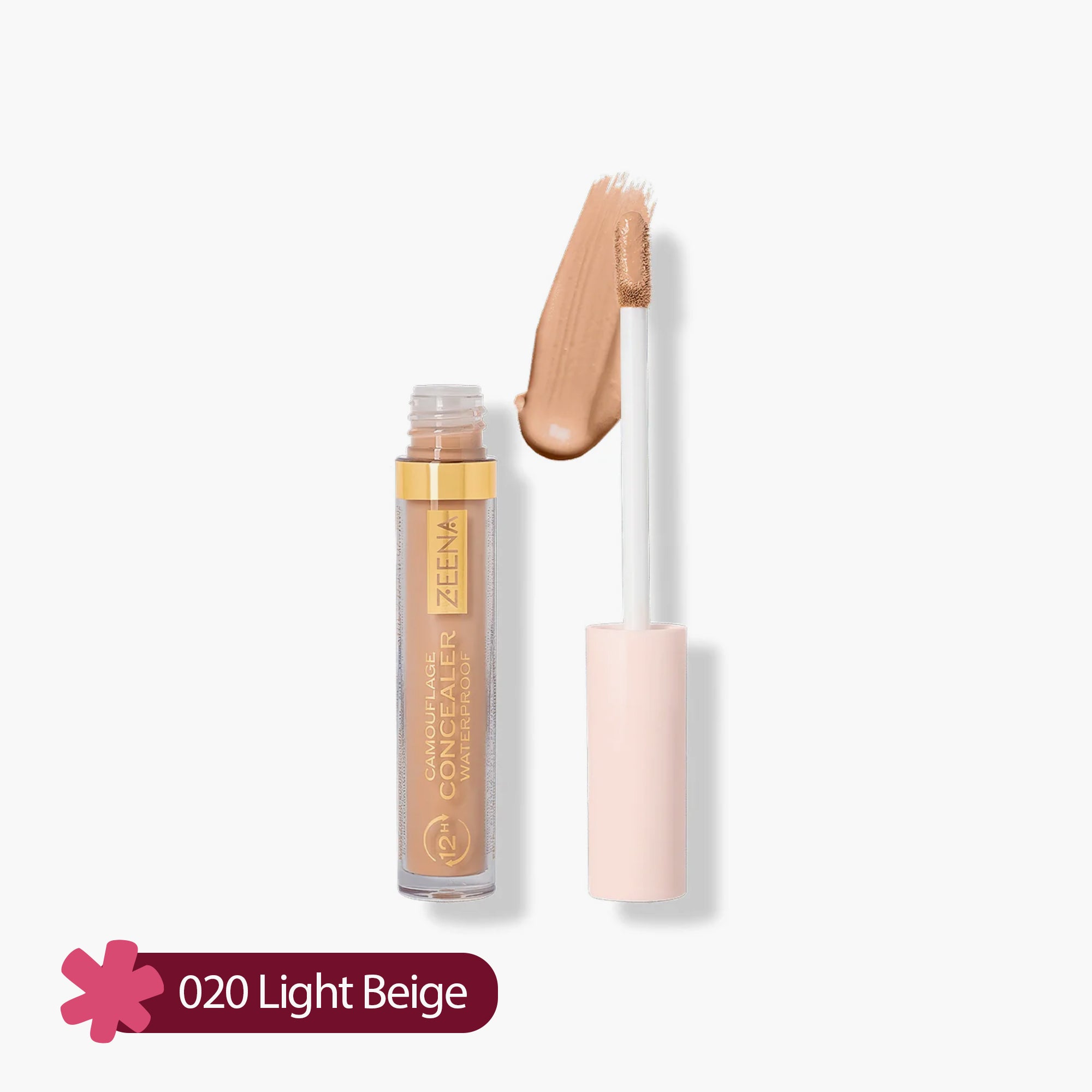 Zeena Camouflage Concealer 12H Waterproof 020 Light Beige 3ml