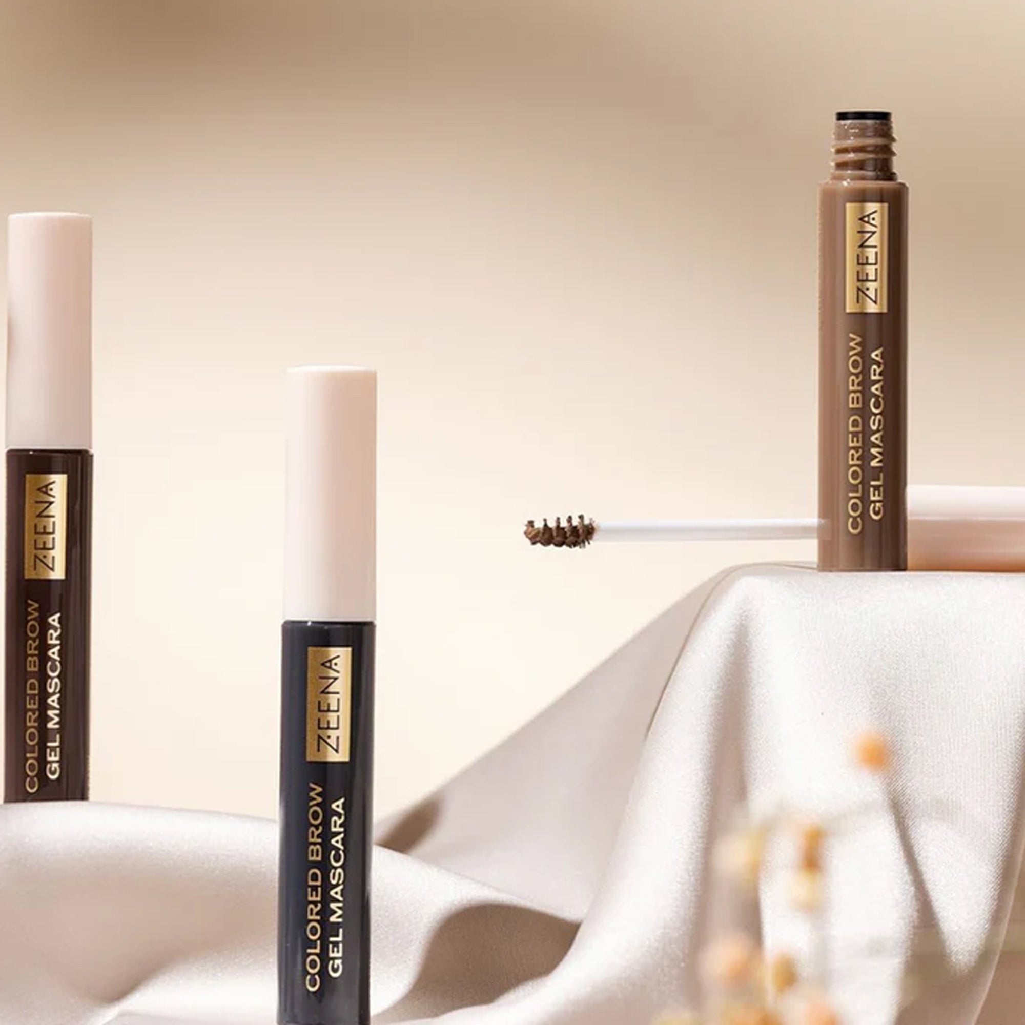 Zeena Colored Brow Gel Mascara 020 3ml how to use