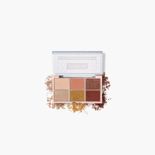 Zeena Eyeconic Eyeshadow Palette 010 Golden Nude 6gm