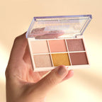 Zeena Eyeconic Eyeshadow Palette 010 Golden Nude 6gm - TheSkinFit