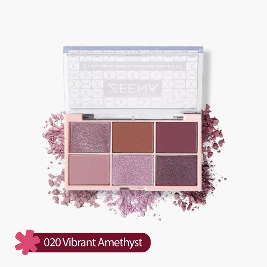 Zeena Eyeconic Eyeshadow Palette 020 Vibrant Amethyst 6gm