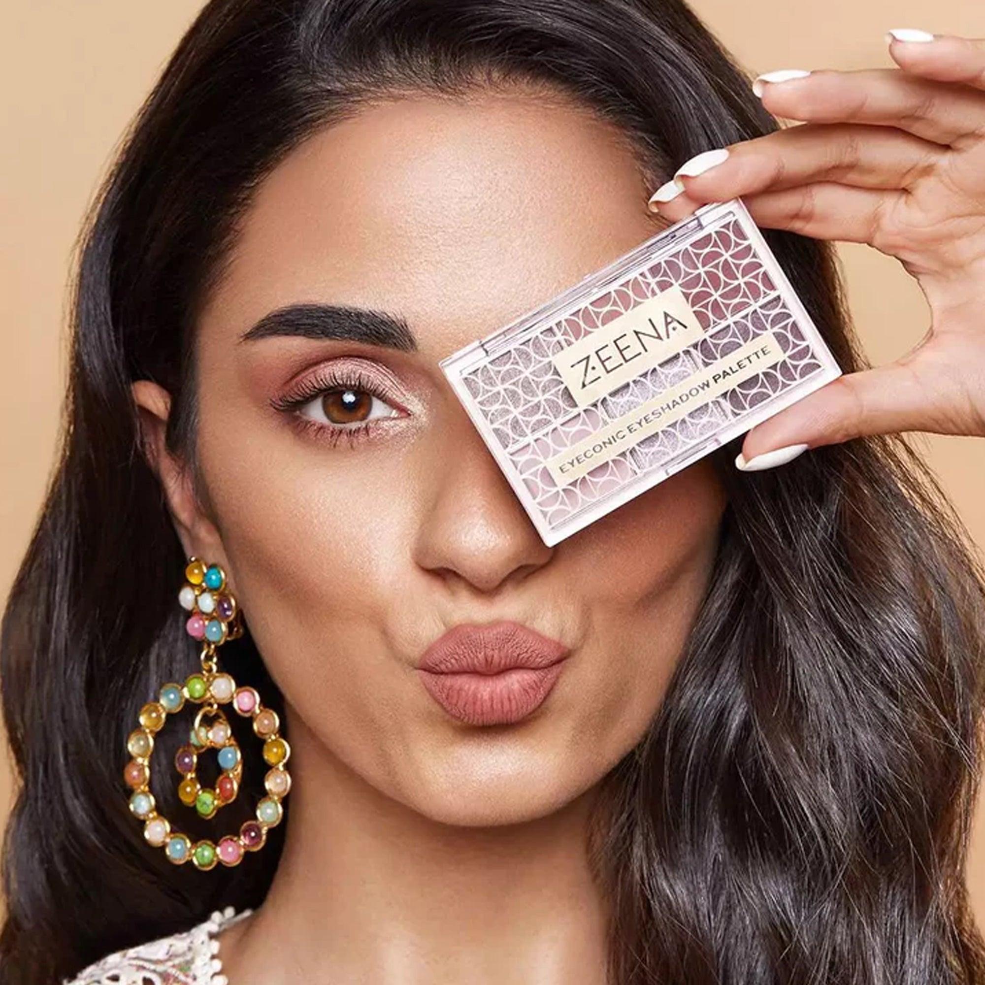 Zeena Eyeconic Eyeshadow Palette 020 Vibrant Amethyst 6gm - TheSkinFit