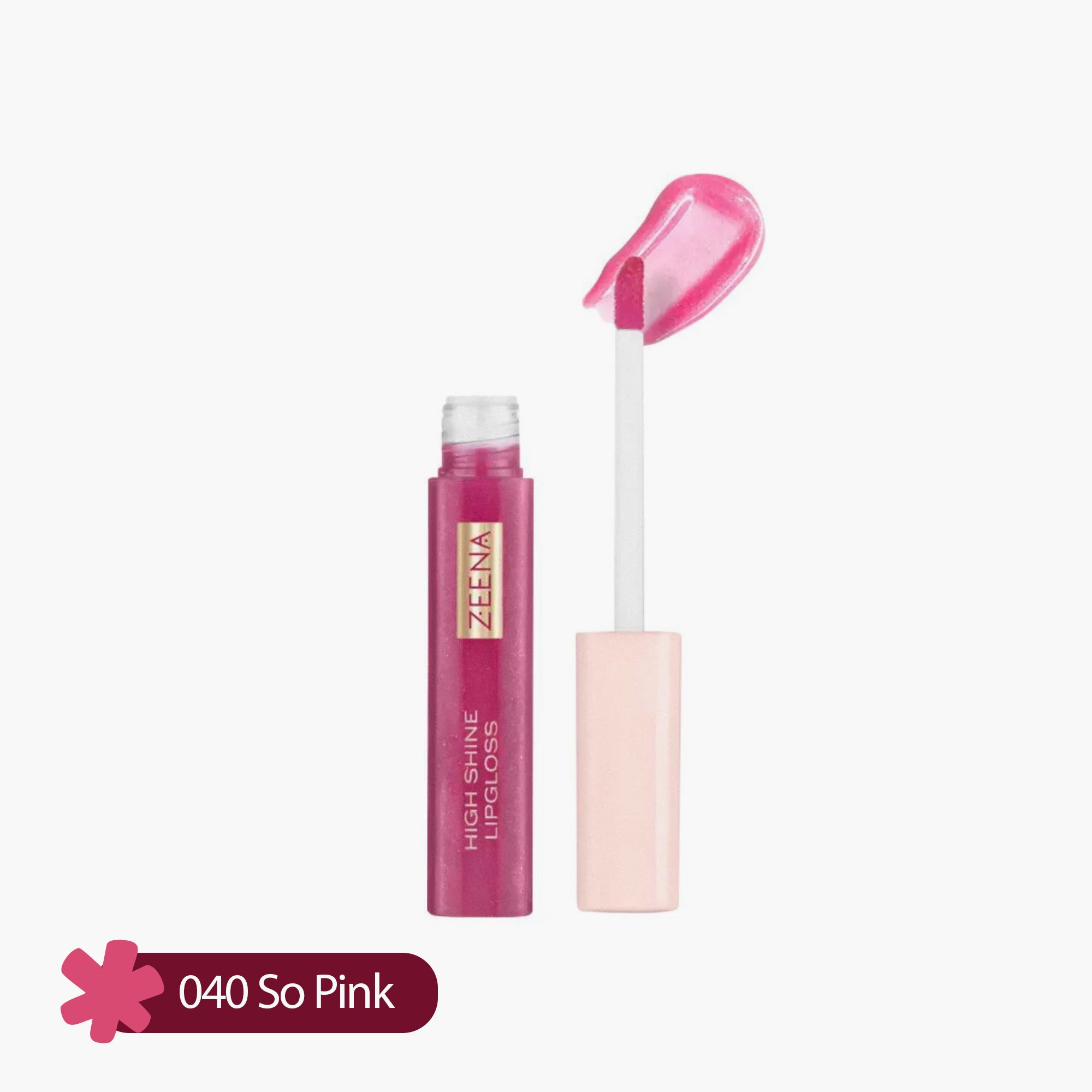 Zeena High Shine Lipgloss 040 So Pink 5ml