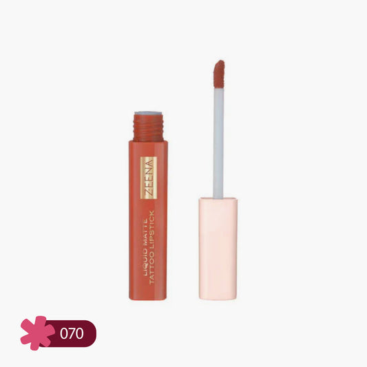 Zeena Liquid Matte Tattoo Lipstick 070 5ml