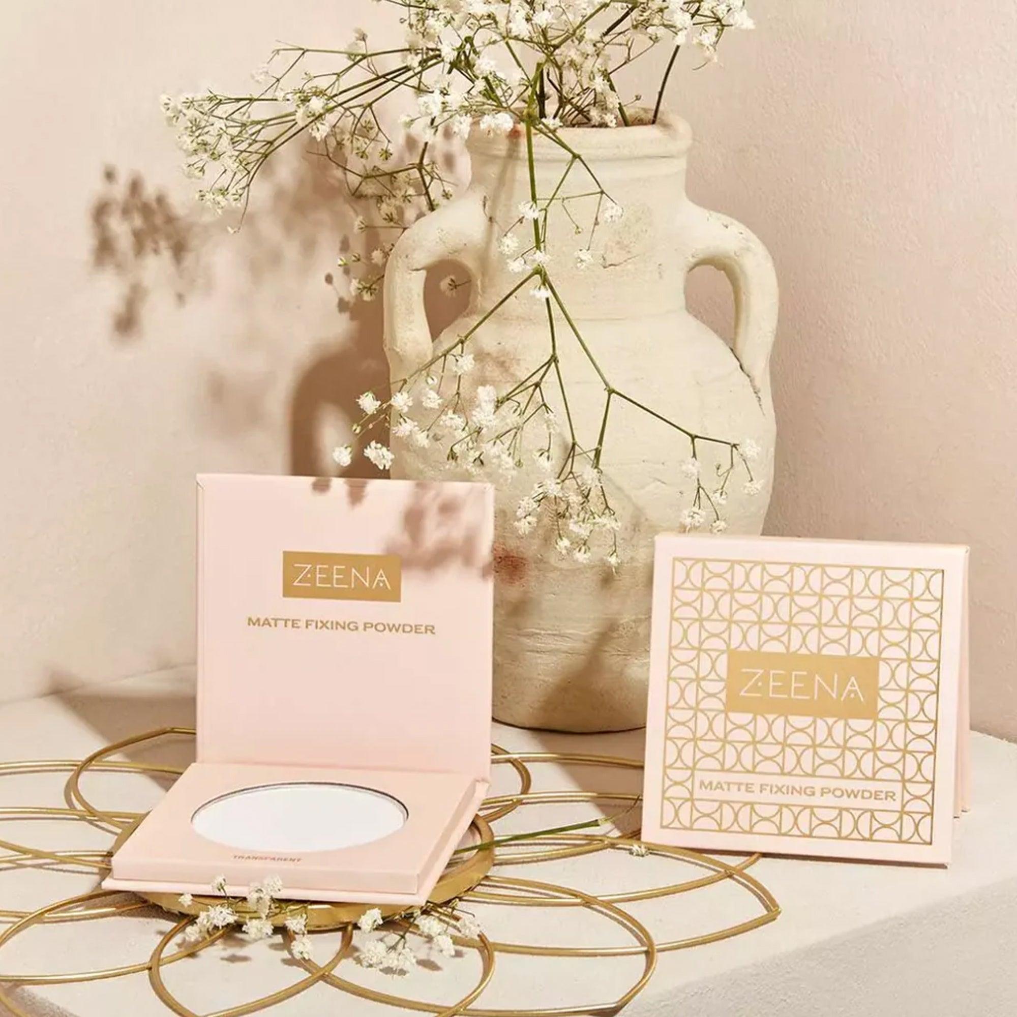 Zeena Matte Fixing Powder 010 Transparent 7gm - TheSkinFit