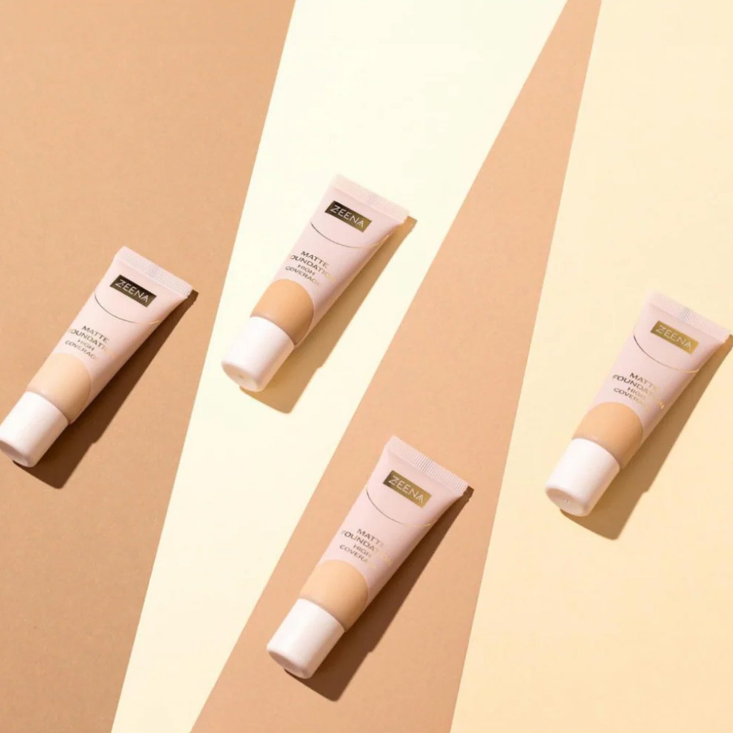 Zeena Matte Foundation High Coverage 020 Light Beige 25ml
