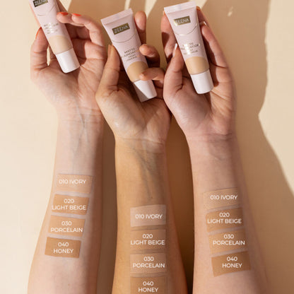 Zeena Matte Foundation High Coverage 020 Light Beige 25ml