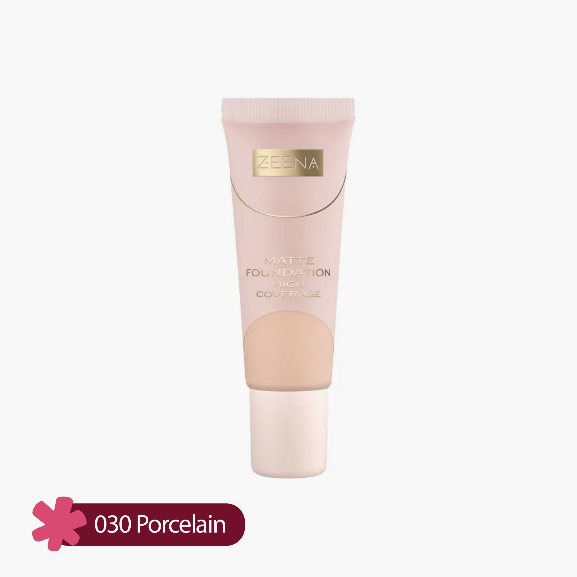 Zeena Matte Foundation High Coverage 040 Honey 25ml