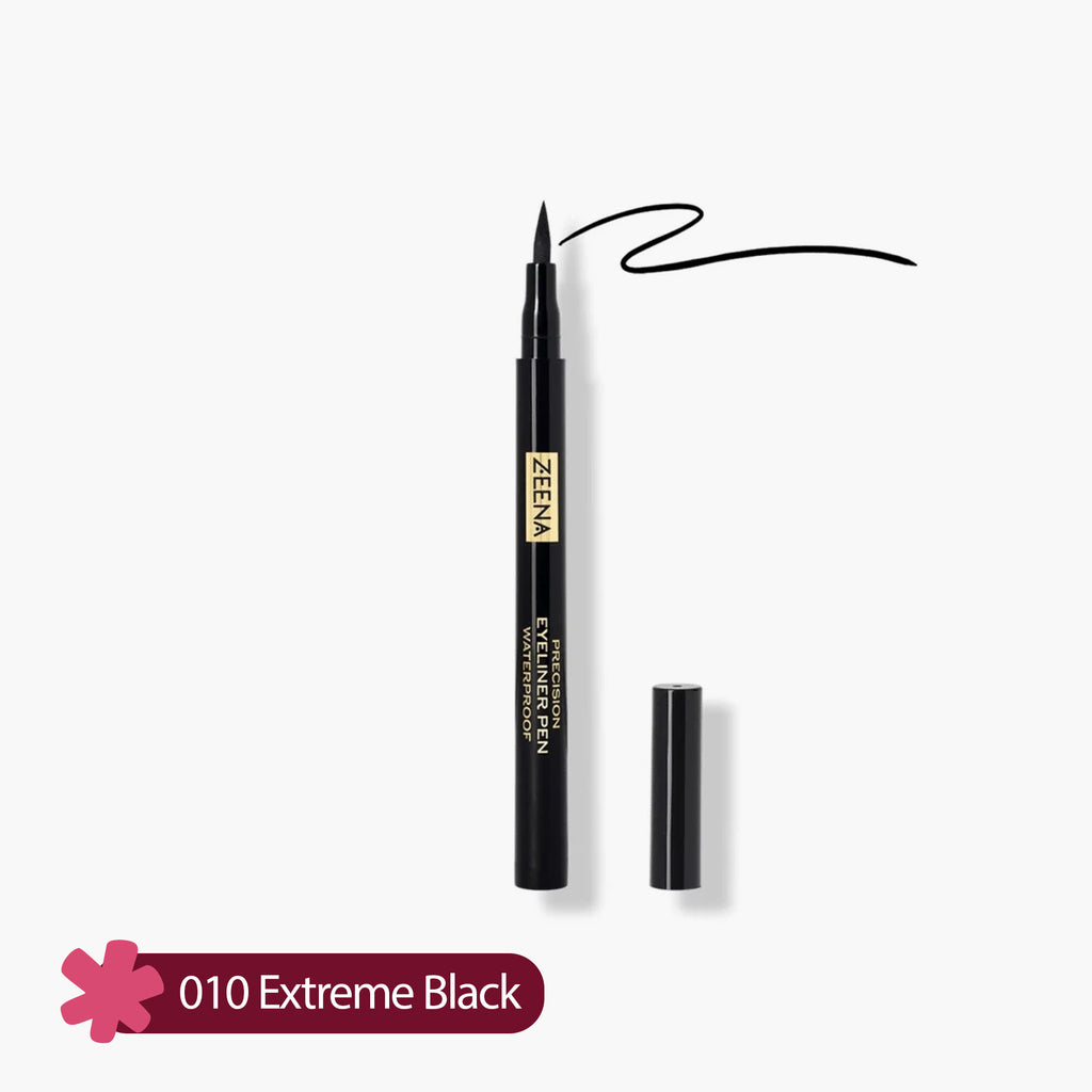 Zeena Precision Eyeliner Pen Waterproof 010 Extreme Black 1ml