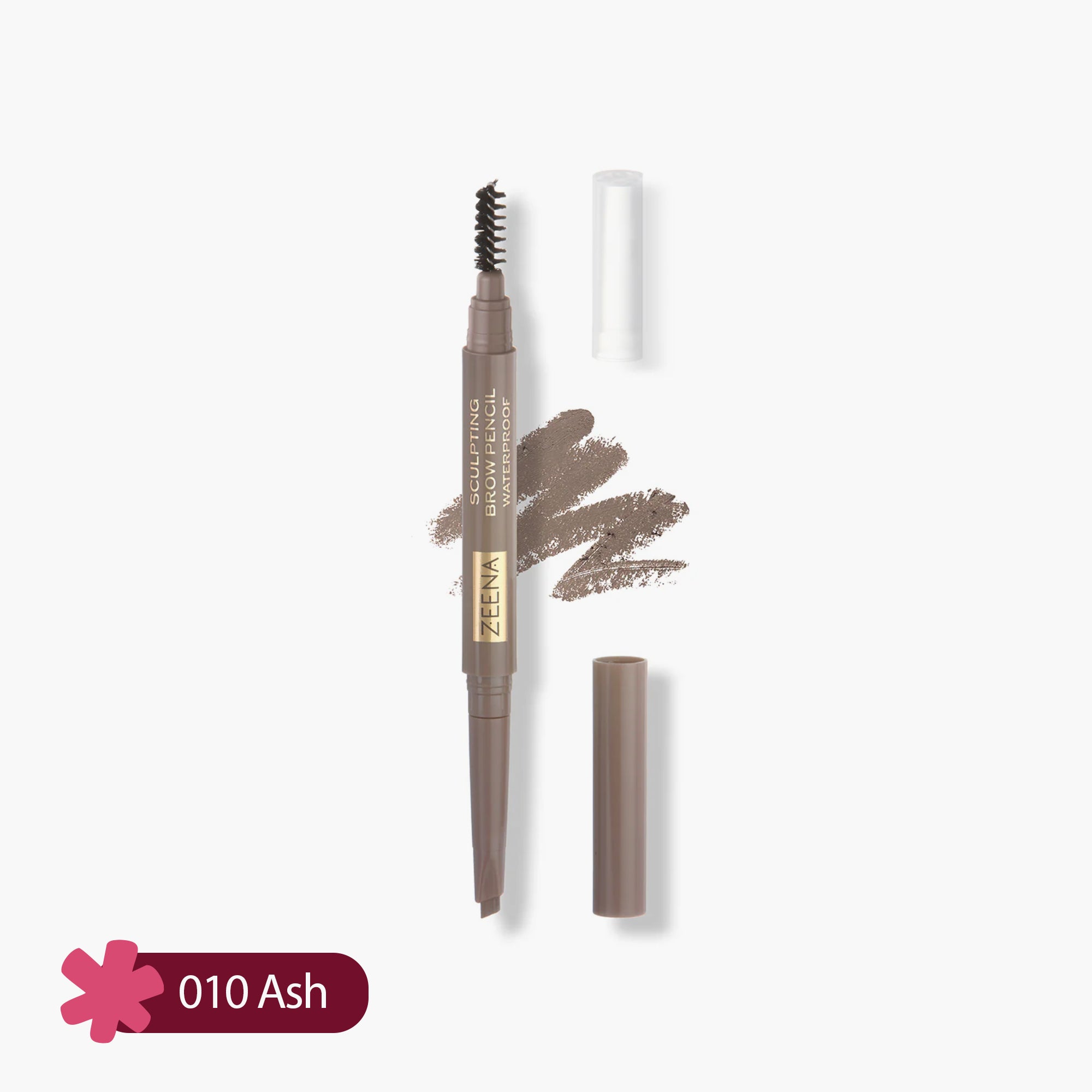 Zeena Sculpting Brow Pencil Waterproof 010 Ash 0.25gm