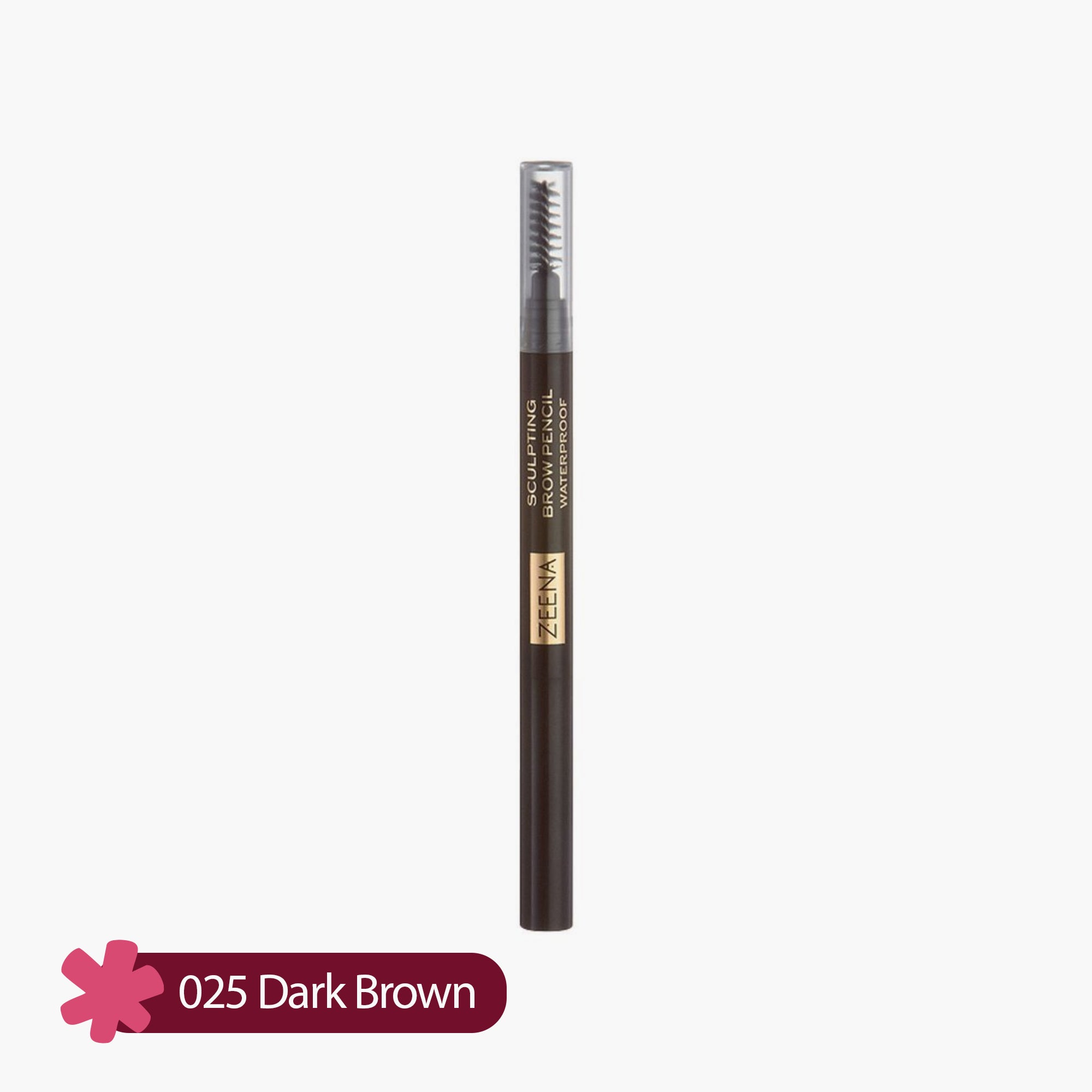 Zeena Sculpting Brow Pencil Waterproof 025 Dark Brown 0.25gm