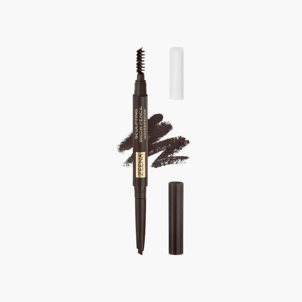 Zeena Sculpting Brow Pencil Waterproof 025 Dark Brown 0.25gm
