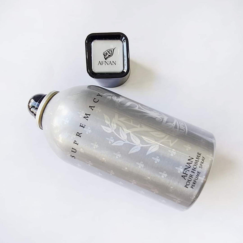 Afnan Supremacy Pour Homme Silver Body Spray 250ml - TheSkinFit