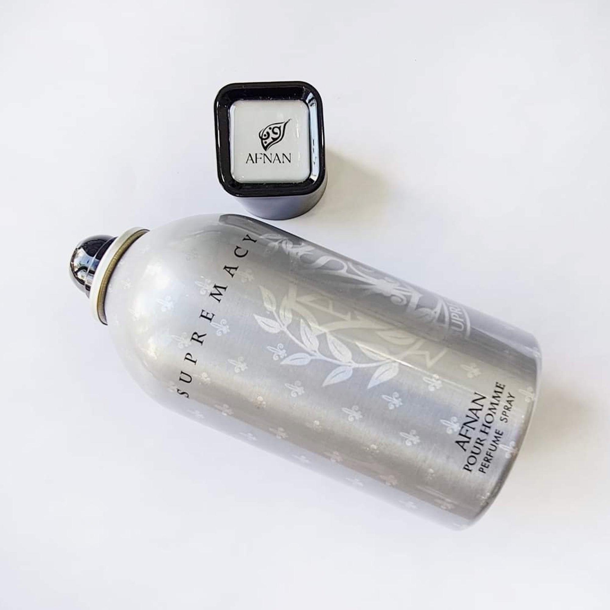 Afnan Supremacy Pour Homme Silver Body Spray 250ml - TheSkinFit