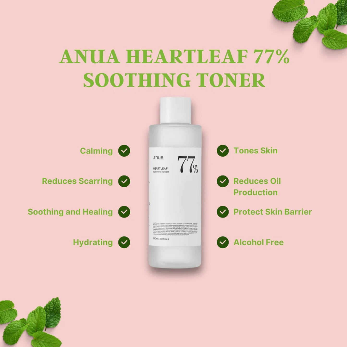 Anua Heartleaf 77% Soothing Toner 40ml