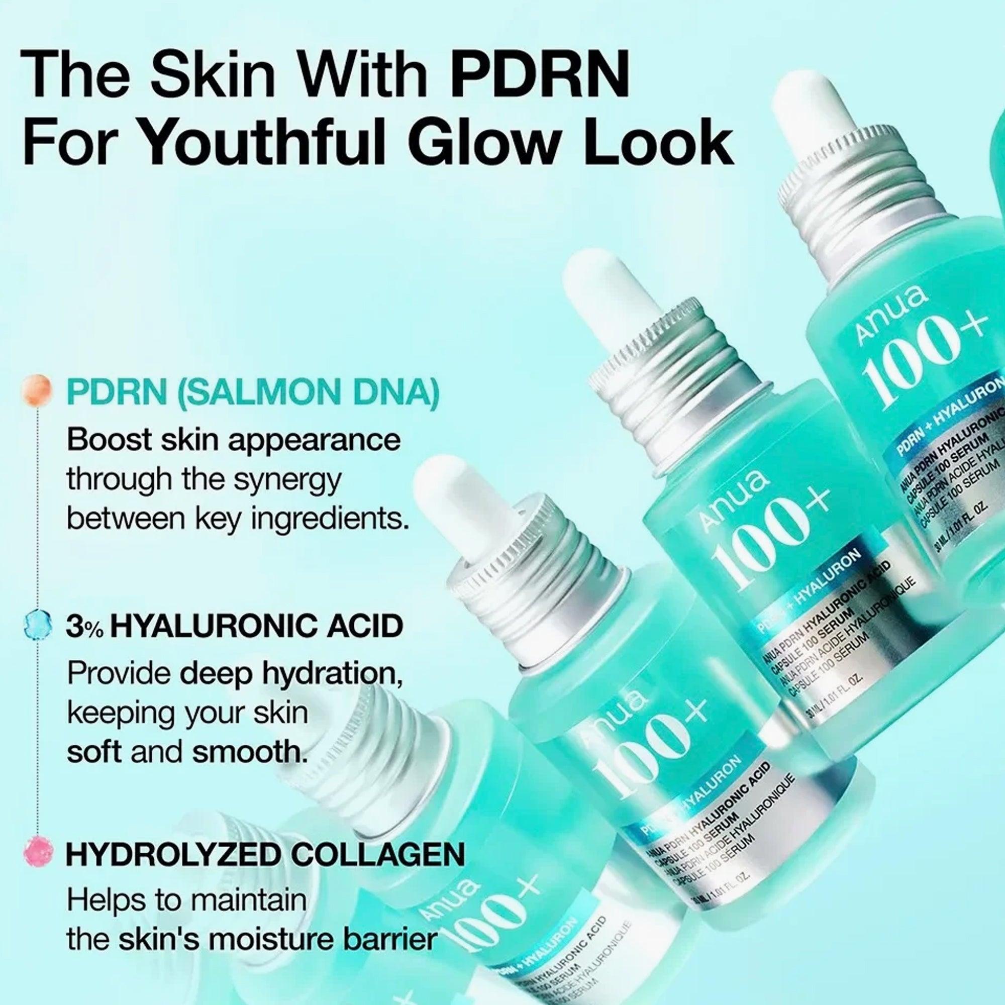 Anua PDRN Hyaluronic Acid Capsule 100 Serum 30ml - TheSkinFit