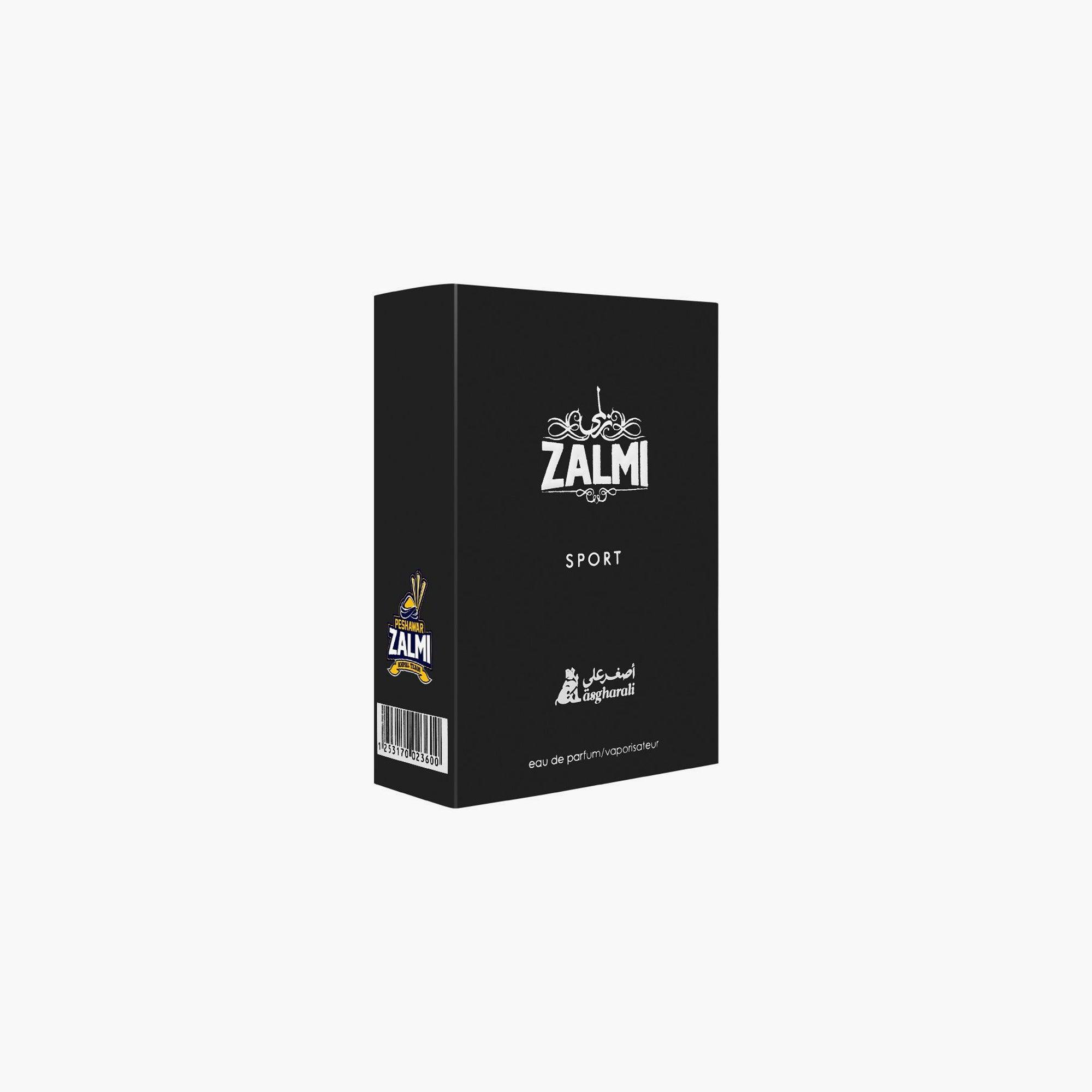 Asgharali Zalmi Sport Black Unisex Eau De Parfum 50ml - TheSkinFit