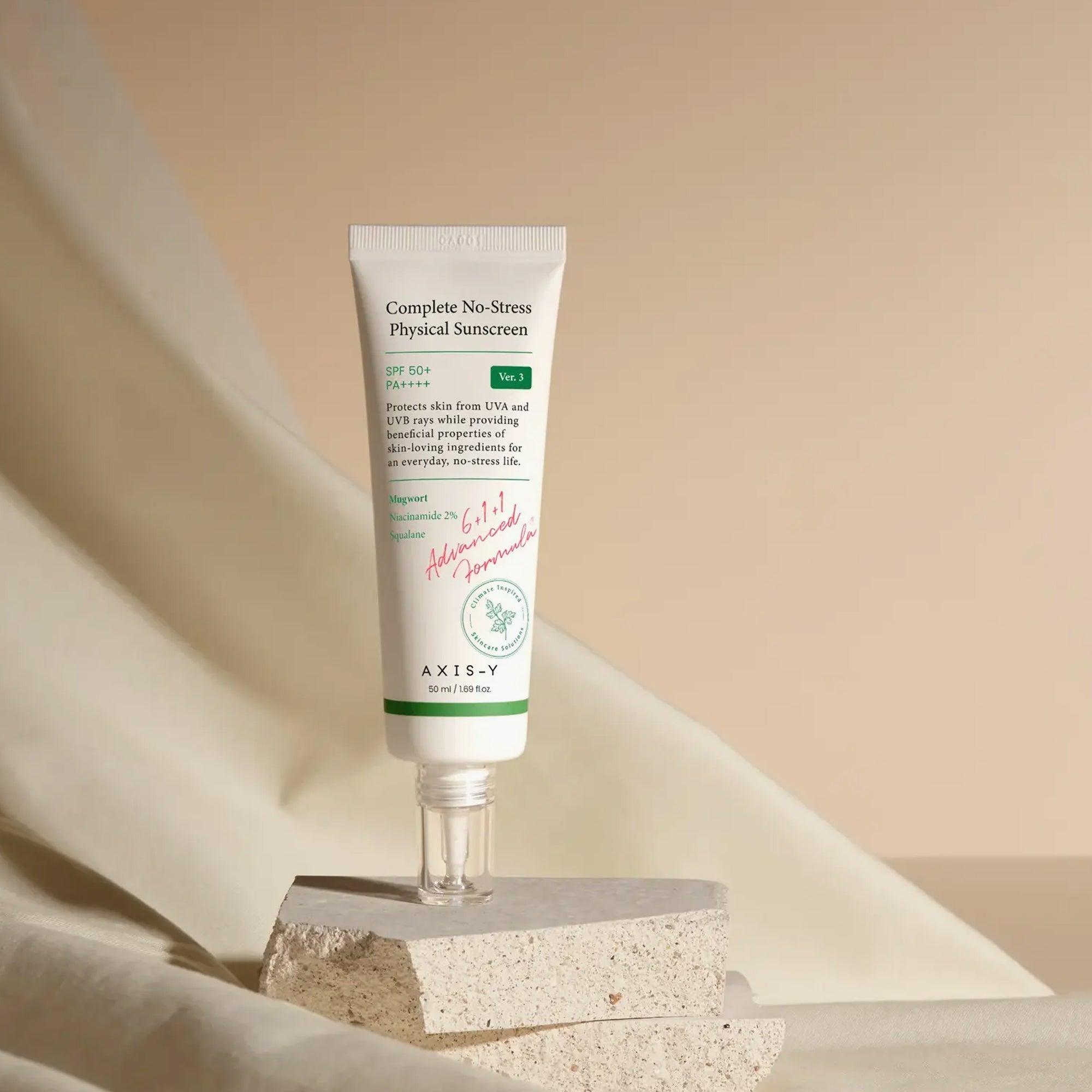 AXIS-Y Complete No-Stress Physical Sunscreen 50ml - TheSkinFit