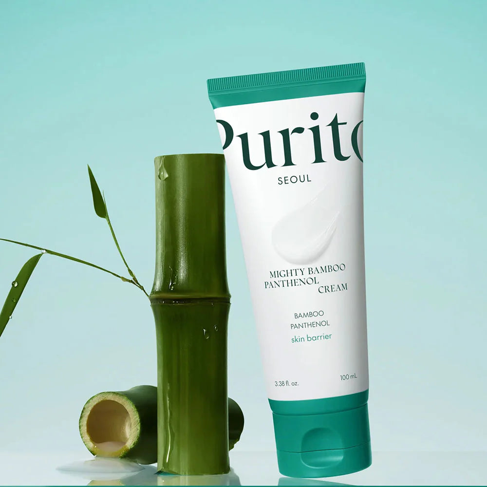 Purito Seoul Mighty Bamboo Panthenol Moisturizing Facial Cleanser + Cream