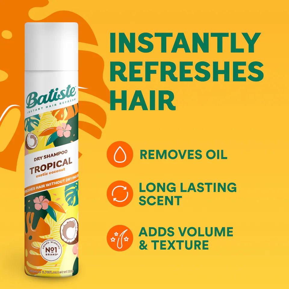 Batiste Dry Shampoo Tropical 200ml