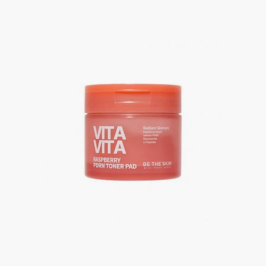Be The Skin Vitavita Raspberry PDRN Toner Pads 60 Pads - TheSkinFit