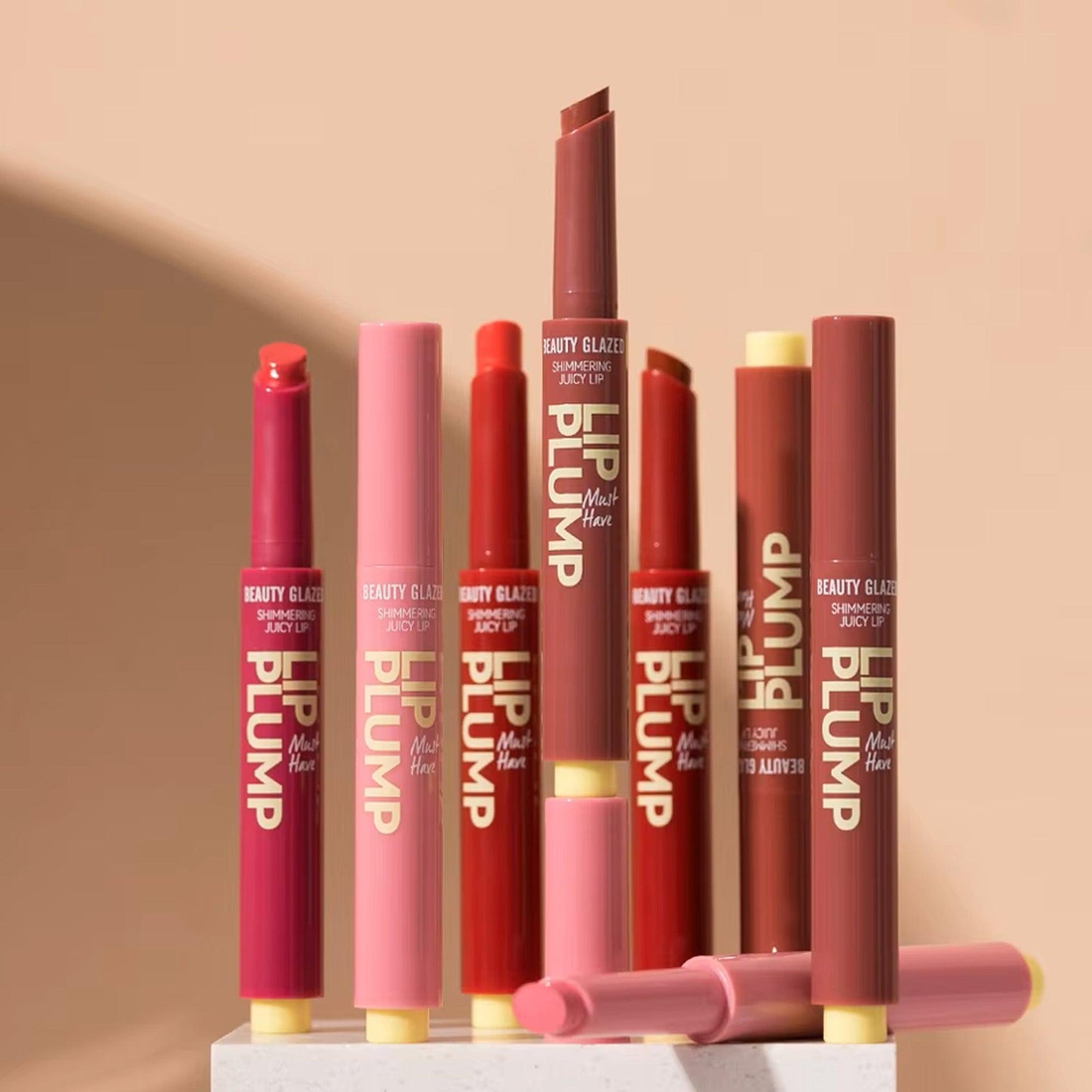 Beauty Glazed Shimmering Juicy Lip Plump Lipstick 101 Japan 2.7gm - TheSkinFit