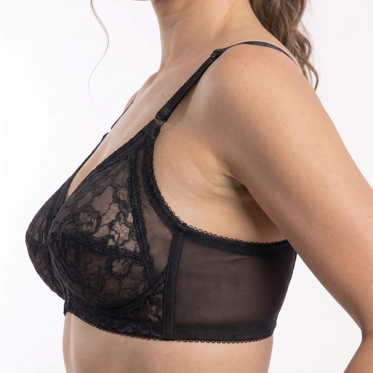 Bebelle DORIA Lace High Support Unpadded Non-Wired Control Bra