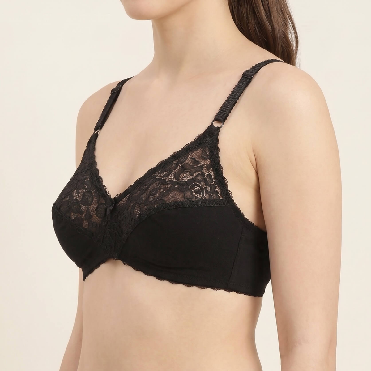 Bebelle Intimage Poly-Cotton Lace Unpadded Non-Wired Bridal Bra