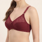 Bebelle Intimage Poly-Cotton Lace Unpadded Non-Wired Bridal Bra