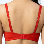 Bebelle LACENTIALS Luxe Lace Polyester Jersey Unpadded Non-Wired Bridal Bra