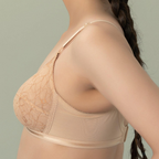 Bebelle X-Over Trendy High Support Lace Unpadded Crossover Bridal Bra