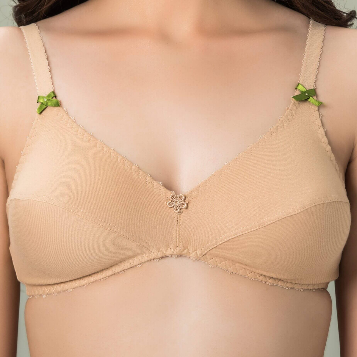 Bebelle Klassilk Dual Layer Poly-Cotton Unpadded Non-Wired Bra