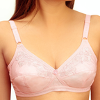 Bebelle MAXClence High Support Cotton Embroidered Unpadded Crossover Bra