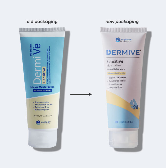 Jenpharm DermiVe Sensitive Moisturizer For Normal To Dry Skin 100ml