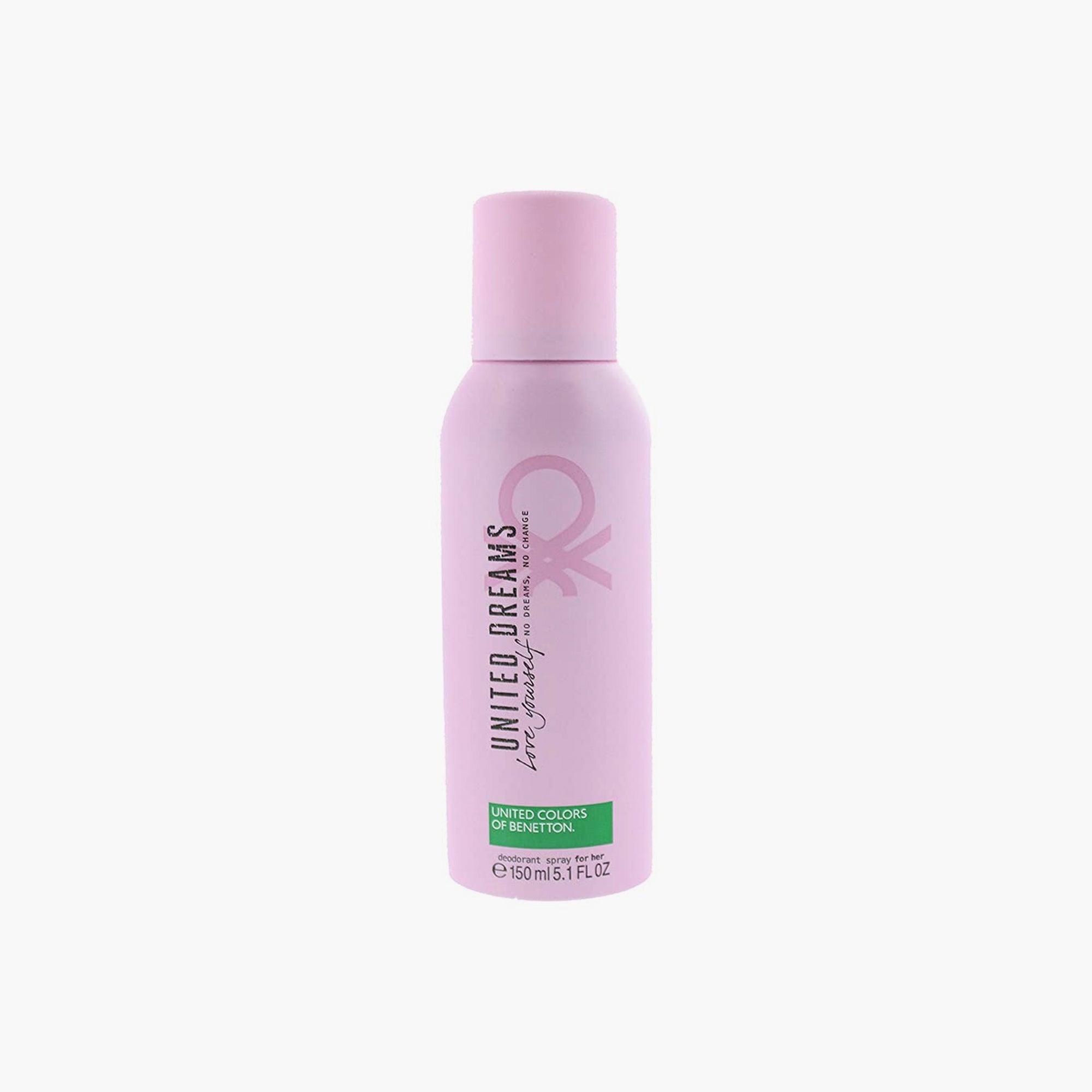 Benetton United Dreams Love Yourself Deodorant Spray For Her 150ml