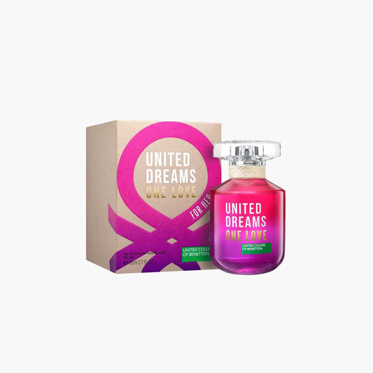 Benetton United Dreams One Love For Her Brown Eau De Toilette 80ml - TheSkinFit