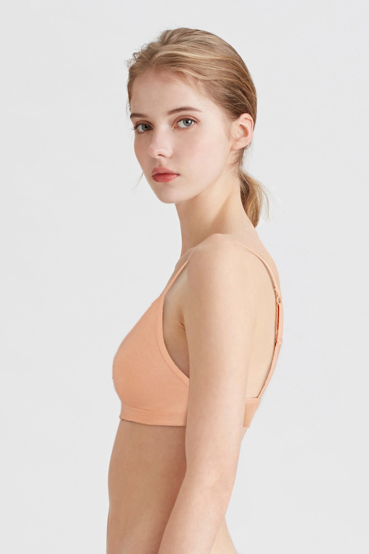 BLS Abroud Non Padded Cotton Teen Bra Skin